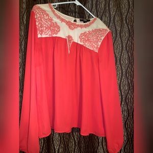 BKE boutique- chiffon top